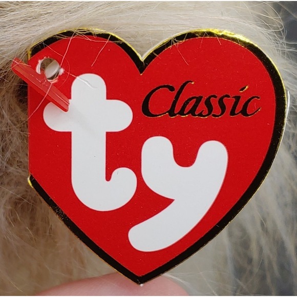 Ty Beanie Baby Classic Duster The Dog 11" Plush Lhasa Apso Vintage NWT 1999 - Picture 7 of 8